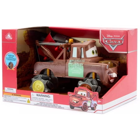 Disney Parks Tow Mater Light-Up Remote-Control Car – Cars Toy New With Tag