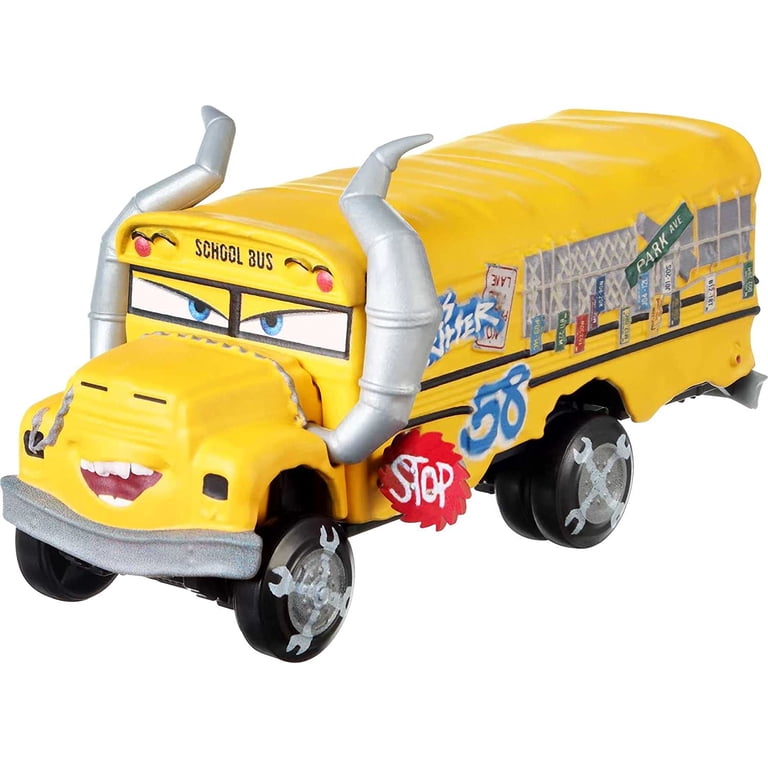 あかまる　スイート・ティー＆グイド　ミスフリッター＆アーヴィ Disney Pixar Cars Deluxe Miss Fritter Die-Cast Movie Character
