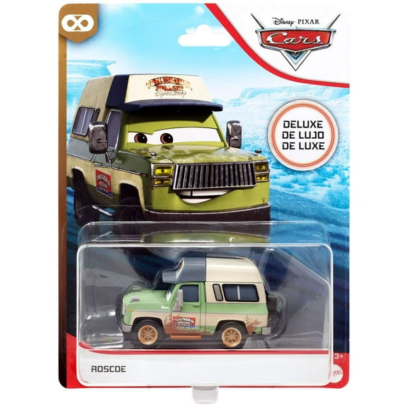 Disney / Pixar Cars Deluxe Oversized Roscoe Diecast Car (Thunder Hollow, 2020)