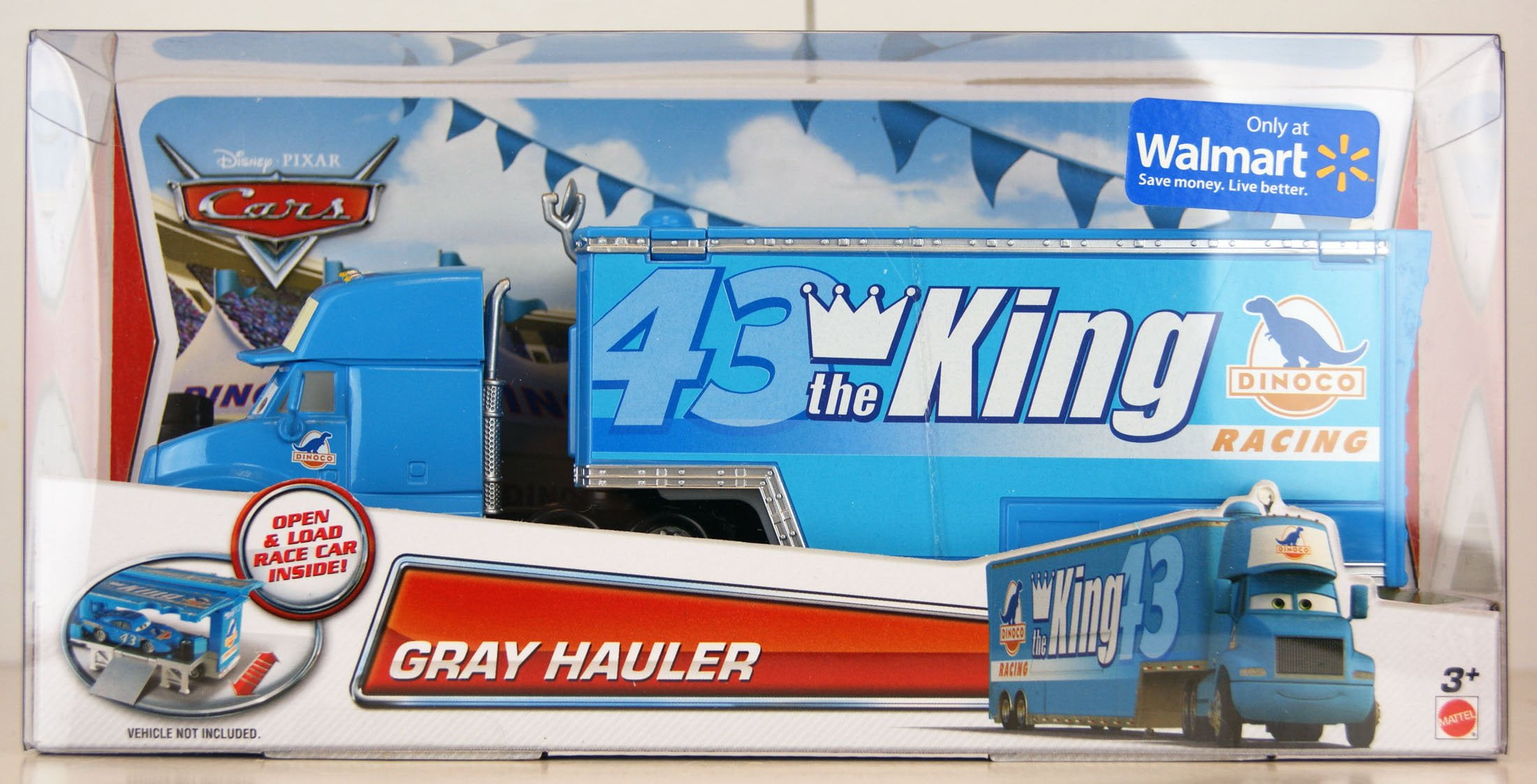 Disney/Pixar Cars Gray Hauler Diecast Car for Playgrounds