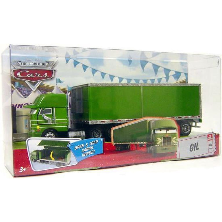 Disney Pixar Cars Gil #7 Toy Truck The World of Cars w/ Cargo Area
