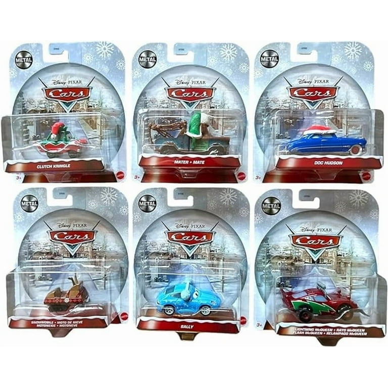 ディズニーカーズ 新品 MATER SAVES CHRISTMAS 6PACK 2010 Disney Pixar CARS Mater Saves Christmas RARE Santa Car+