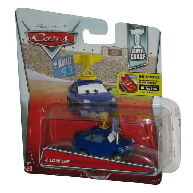 Disney Pixar Cars J Low Lee Super Chase (2015) Mattel Die Cast Toy Car