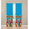 thumbnail image 1 of Disney Pixar Cars Kachow 2 Panels Drapes Set - 63 Inch Long - Boys Room Décor, 1 of 5
