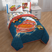 Disney Pixar Cars Kachowing 4 Piece Twin Size Quilt Set