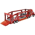 thumbnail image 1 of Disney Pixar Cars Launching Mack Transporter Truck Playset - Red Dinoco Transporter Stores 15+ Cars …, 1 of 4