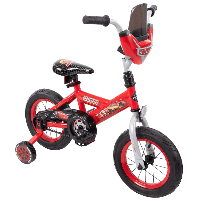 Huffy Bicicleta para niños Disney Cars 14  con ruedines