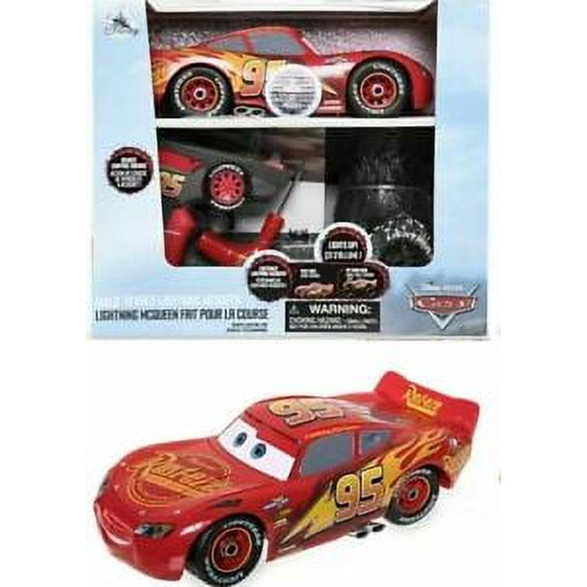 Disney Pixar Cars Lightning McQueen Build to Race RC Remote Control Car