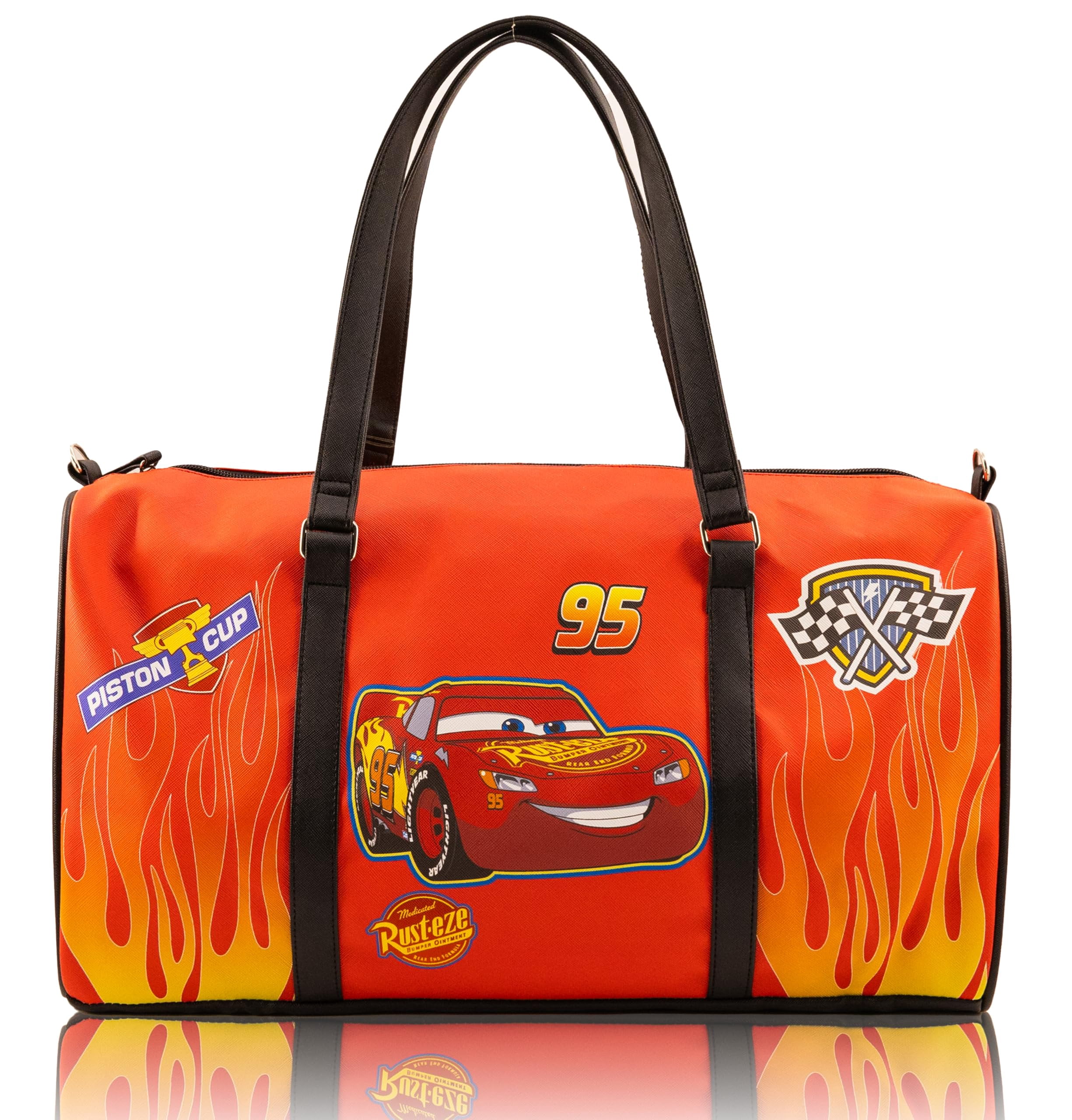 Disney Pixar Cars Lightning McQueen Duffle Bag for Boys 16