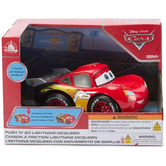 Disney / Pixar Cars Lightning McQueen Push 'N' Go Talking Vehicle