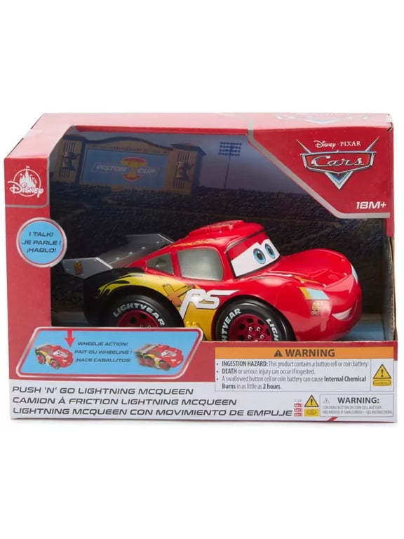 Disney / Pixar Cars Lightning McQueen Push 'N' Go Talking Vehicle