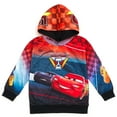 thumbnail image 1 of Disney Pixar Cars Lightning McQueen Toddler Boys Fleece Pullover Hoodie Red 2T, 1 of 5