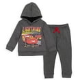 thumbnail image 1 of Disney Pixar Cars Lightning McQueen Toddler Boys Fleece Pullover Hoodie and Pants Outfit Set Toddler to Big Kid, 1 of 5