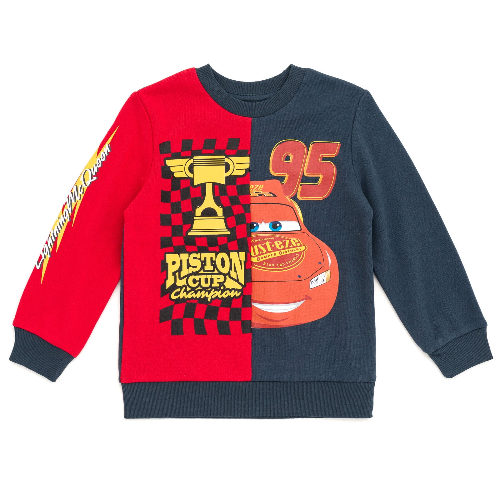 Babyhug Full Sleeves Sweatshirt Disney Cars Print- Grey