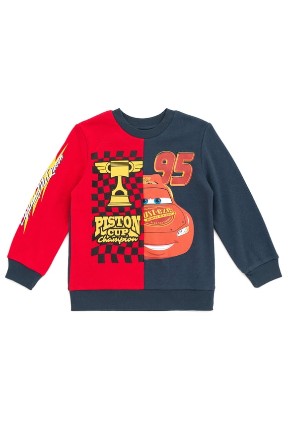 Pixar Cars Lightning McQueen Toddler Boys Fleece Sweatshirt 5T
