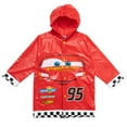thumbnail image 1 of Disney Pixar Cars Lightning McQueen Toddler Boys Raglan Waterproof Rain Jacket Red 2T, 1 of 5