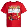 thumbnail image 1 of Disney Pixar Cars Lightning McQueen Tow Mater Birthday Toddler Boys T-Shirt Infant to Little Kid, 1 of 5