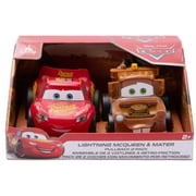 Disney / Pixar Cars Lightning McQueen and Tow Mater Pullback Stunt Vehicles Set