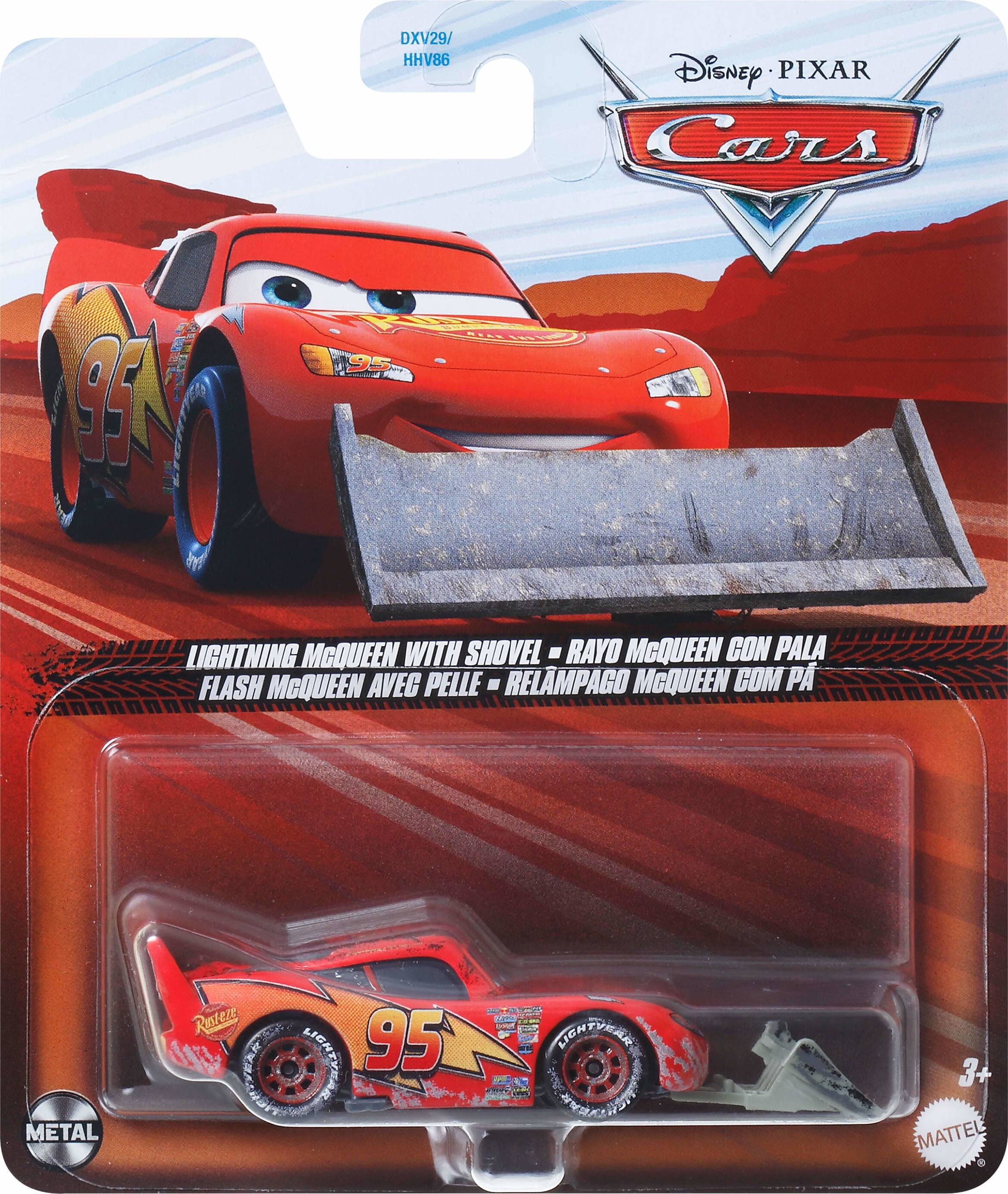Disney Pixar Cars Lightning McQueen with Shovel Die-Cast Vehicle