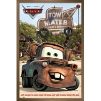 Disney Pixar Cars - Mater Wall Poster, 22.375" x 34", Framed