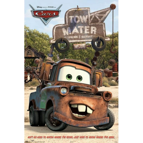 Disney Pixar Cars - Mater Wall Poster, 22.375" x 34"
