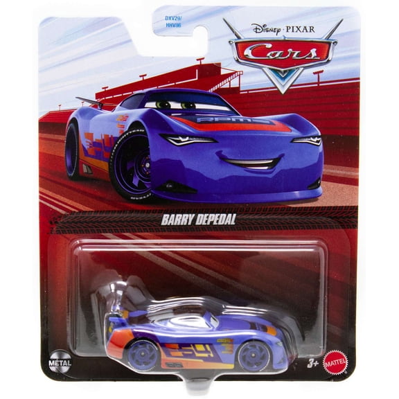 Disney / Pixar Cars Metal Barry DePedal Diecast Car