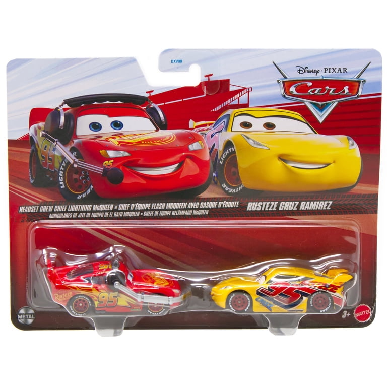 Disney Pixar Cars Diecast 2-Pack Lightning McQueen and Cruz