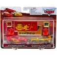 thumbnail image 1 of Disney / Pixar Cars Metal Road Trip Lightning McQueen & Rusteze Dinoco Cruz Ramirez Diecast Car 2-Pack, 1 of 1