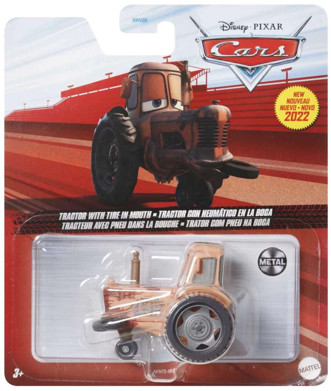 Disney / Pixar Cars Metal Tractor Diecast Car (with Tire in Mouth