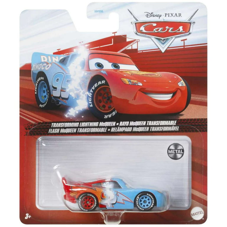 Cars - Voiture à friction peluche de Flash McQueen, Disney