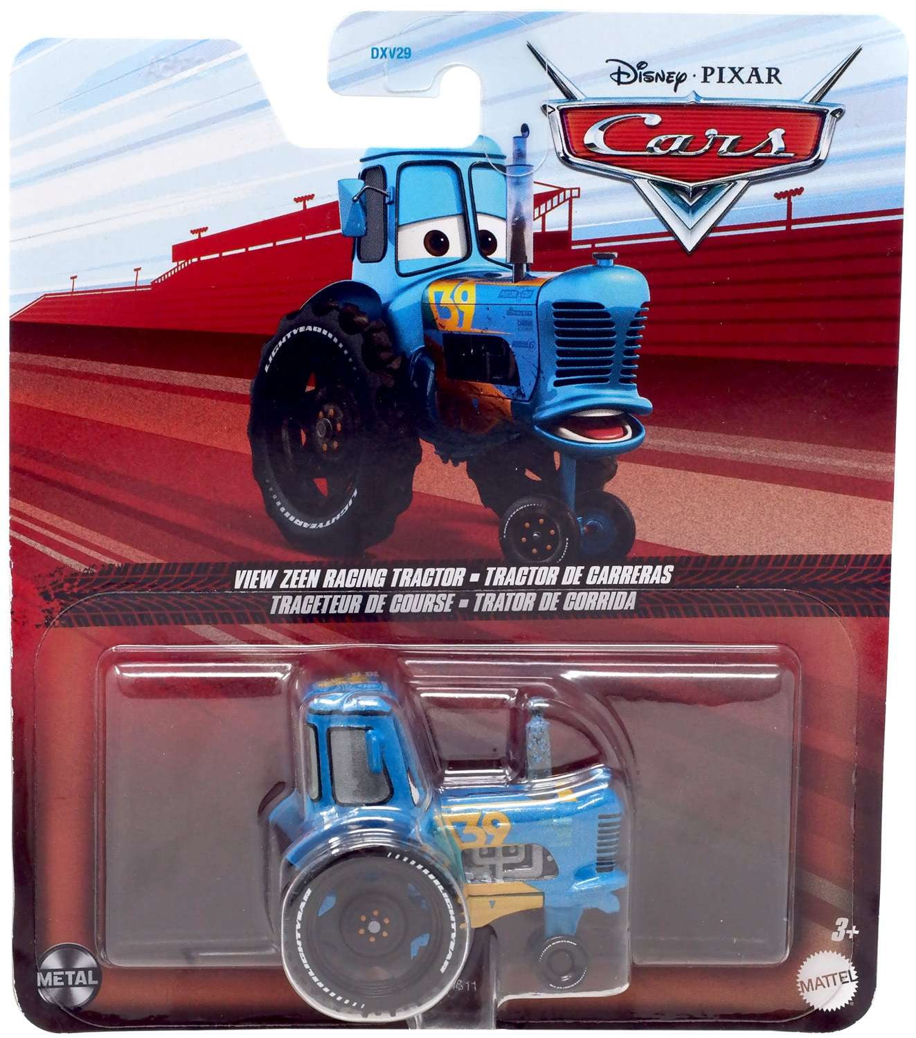 Disney / Pixar Cars Metal View Zeen Racing Tractor Diecast Car