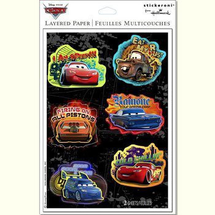 Disney Pixar Cars Metallic Dimensional Scrapbook Stickers (JSP9769 ...