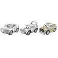 thumbnail image 1 of Disney/Pixar Cars Micro Racers Vehicle Cars Silver RSN 3-Pack, 1 of 4