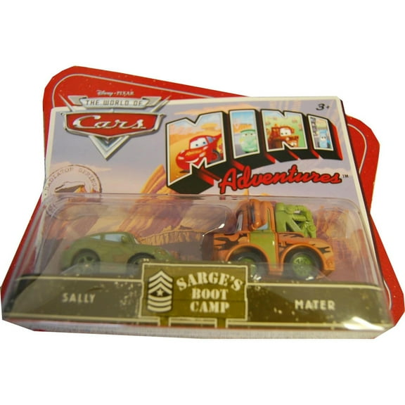 Disney Pixar Cars Mini Adventures Sally & Mater Plastic Car, 2 Pack
