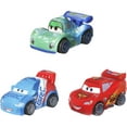 thumbnail image 1 of Disney Pixar Cars Mini Racers 3-Pack Metal Vehicles, For Kids Age 3 Years Old & Up, 1 of 6