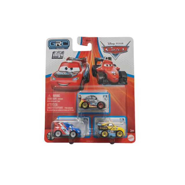 Disney Pixar Cars Mini Racers 3-Pack Metal Vehicles Radul Max Cruz ...