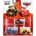 thumbnail image 1 of Disney Pixar Cars Mini Racers 3 Pack (Rusteze Cruz Ramirez - Sterling - Lightning McQueen with Headset), 1 of 1