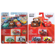 Disney Pixar Cars Mini Racers Die-Cast Vehicle Bundle Pack, 6 Pieces