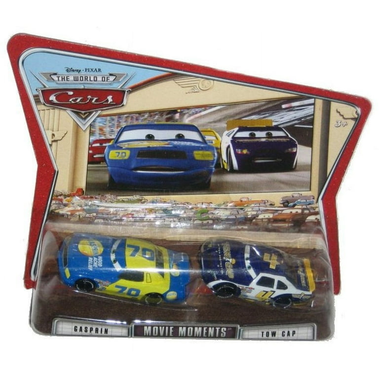 Disney Pixar Cars Movie Moments Vehicle 2-Pack, Tow Cap and Gasprin