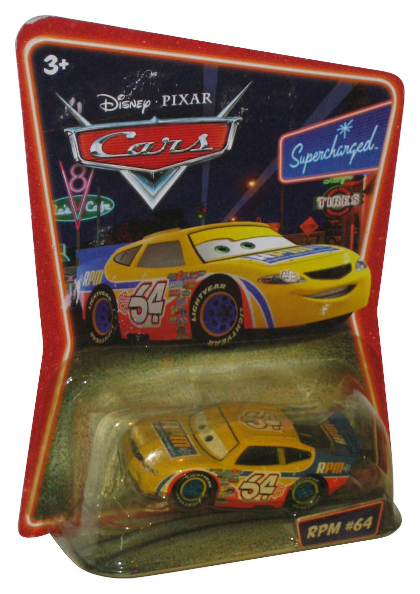 Disney Pixar Cars Movie RPM 64 Supercharged DieCast Toy Car