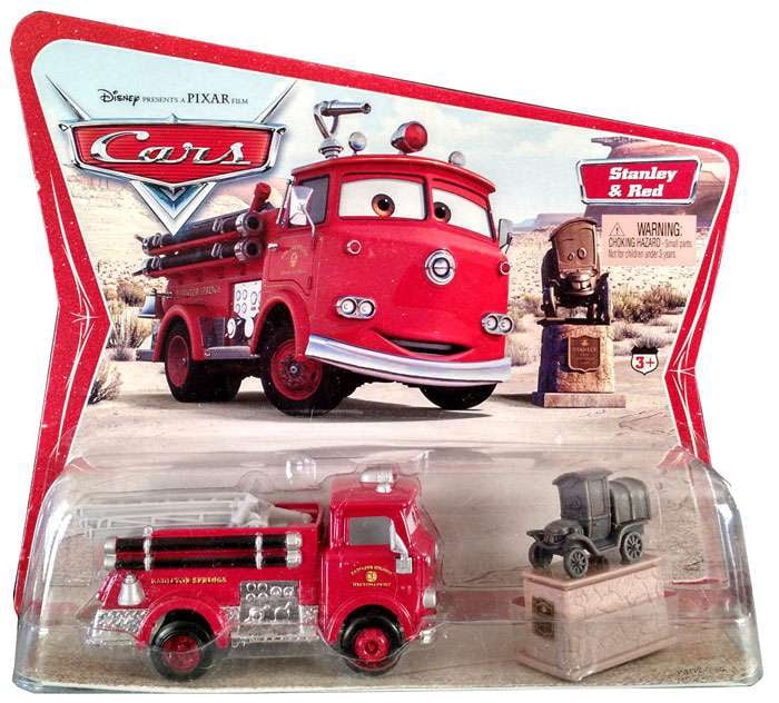 Mattel Disney Pixar Cars Stanley and Red Diecast Toy Car Set, 1:55
