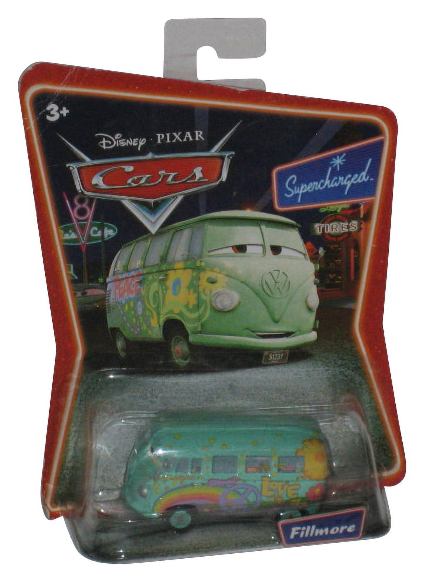 Disney Pixar Cars Movie Supercharged Fillmore Die Cast Toy Car