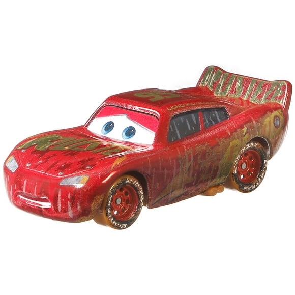 Disney Pixar Cars Muddy Lightning Mcqueen Play Vehicle, 0.63 oz