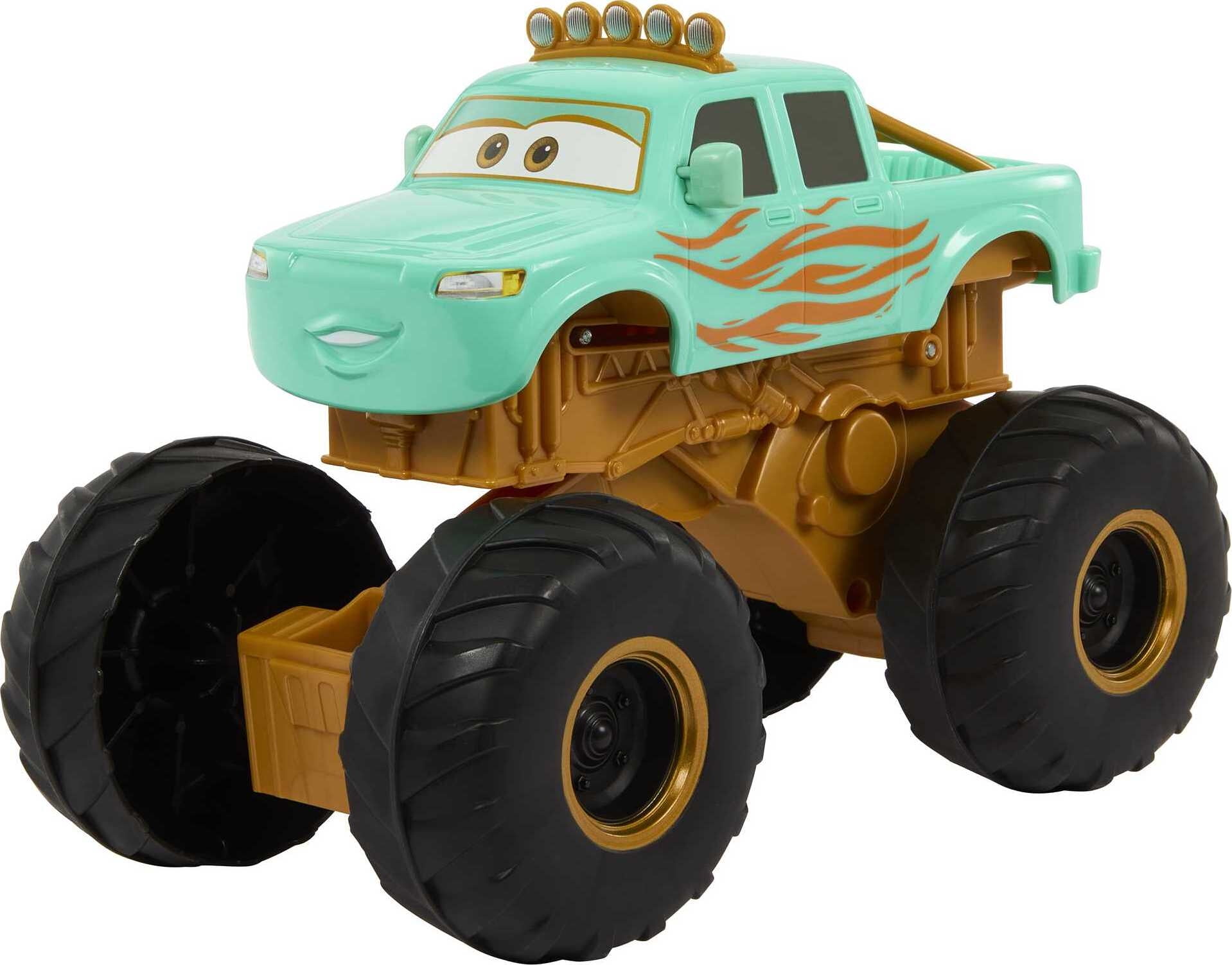 Disney Pixar Cars On The Road Circus Stunt Ivy Toy Vehicle, Jumping Monster Truck