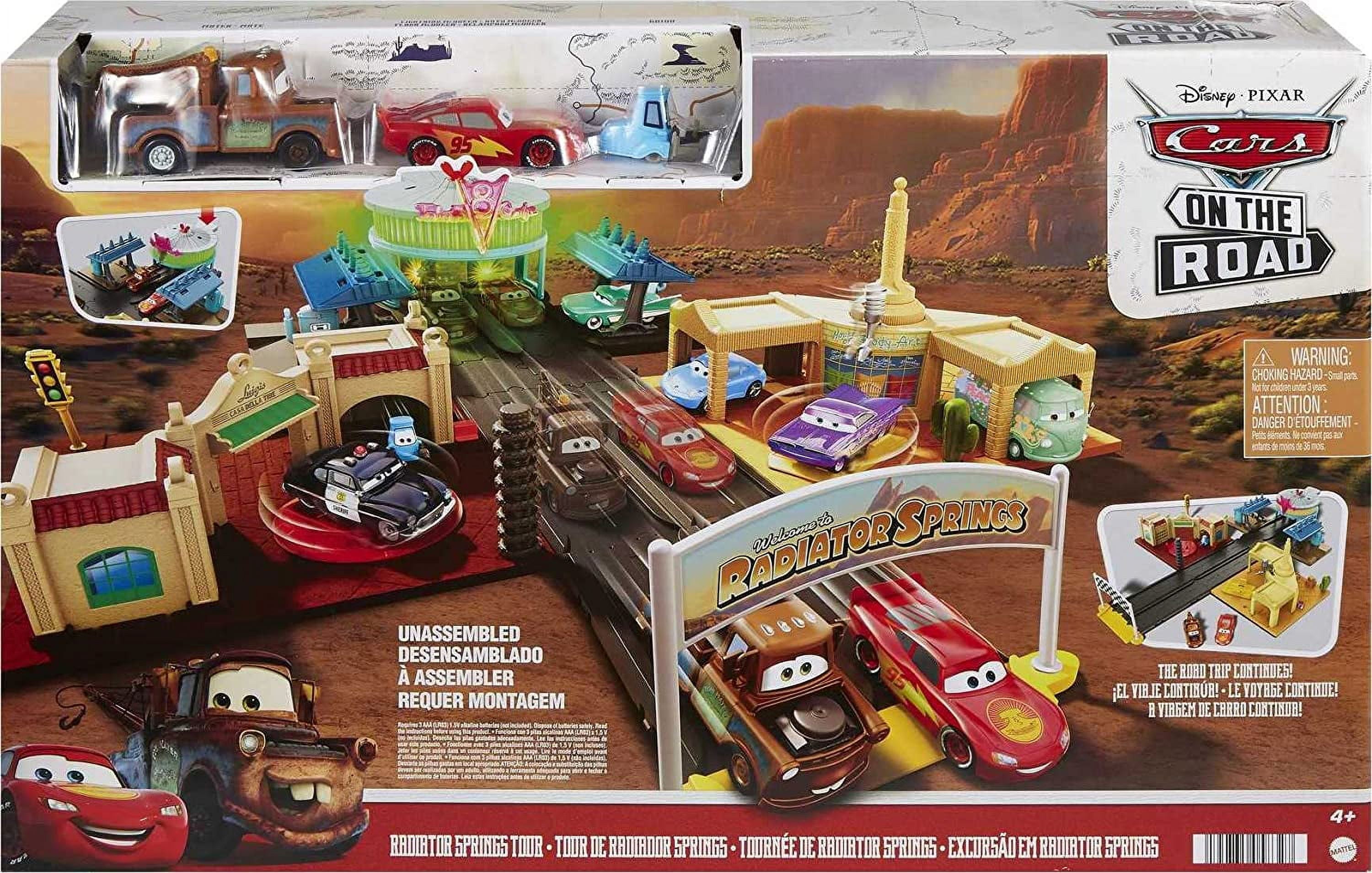 Disney Pixar Cars On The Road Radiator Springs Tour Playset 