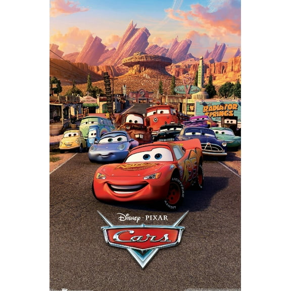 Disney Pixar Cars - One Sheet Wall Poster, 14.725" x 22.375"