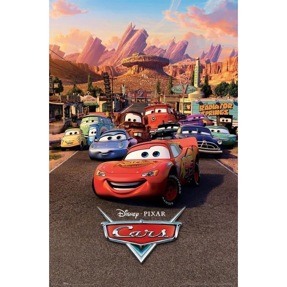 Disney Pixar Cars - One Sheet Wall Poster, 22.375" x 34"