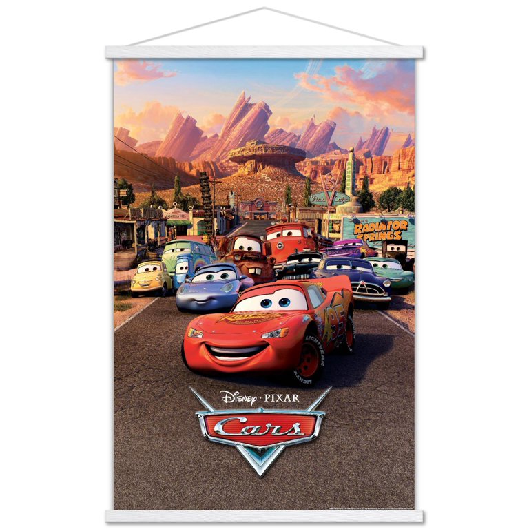 Disney Pixar Cars - One Sheet Wall Poster with Magnetic Frame