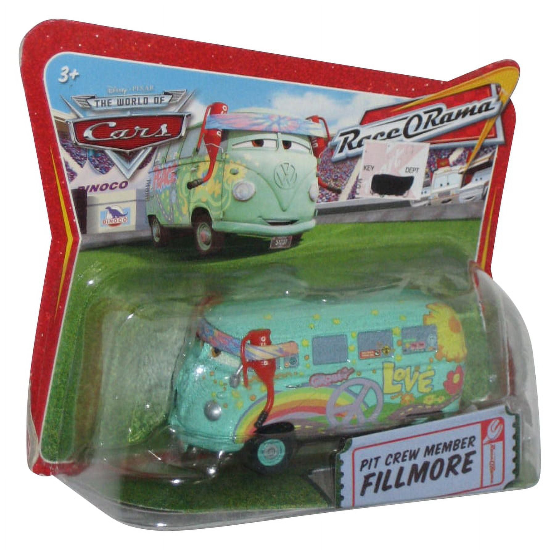 Disney Pixar Cars Pit Crew Member Fillmore Race O Rama Toy Car ...