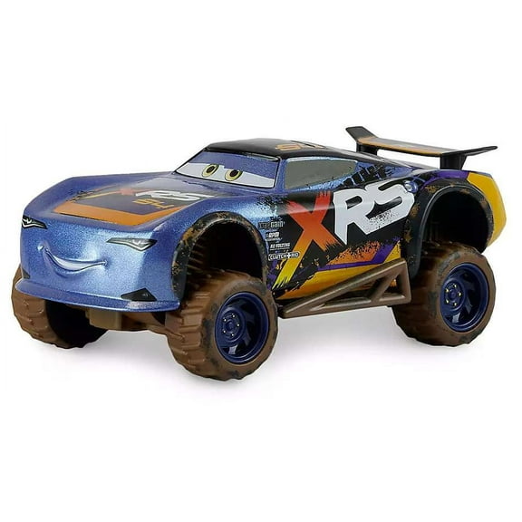 Disney / Pixar Cars Pull 'N' Race Barry DePedal Diecast Car (Mud Racer)